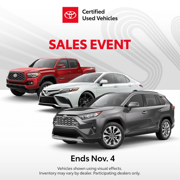 Find your Certified Used Toyota