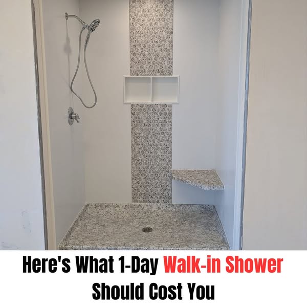 Here’s What a New 1-Day Walk-in Shower Should Cost